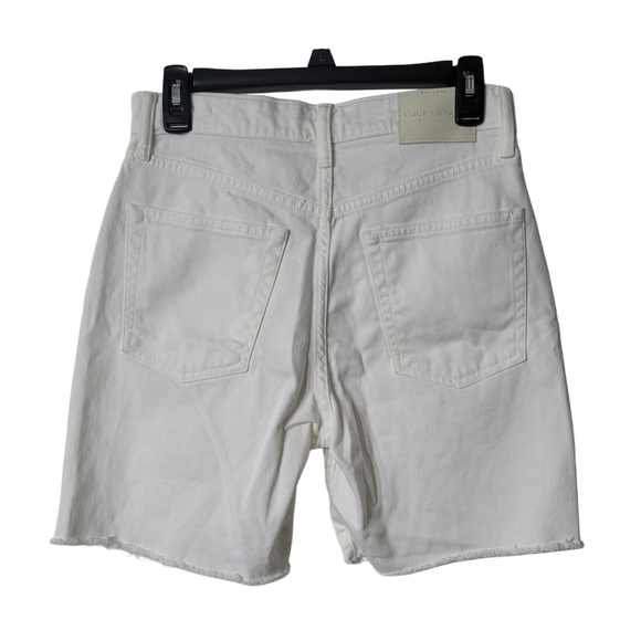 Lucky Brand Women's White Denim Shorts Size 0 - Picture 3 of 7